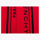 Givenchy Paris Logo Socks Red/Black