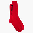 Givenchy Paris Logo Socks Red/Black