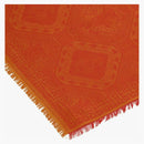 Givenchy Patchwork Silk Blend Shawl Red/Orange