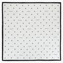 Givenchy Plumetis Square Scarf White/Black