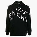 Givenchy refracted embroidered logo hoodie black/white
