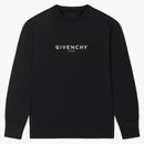 Givenchy Reverse Slim Fit Fleece Sweatshirt Black