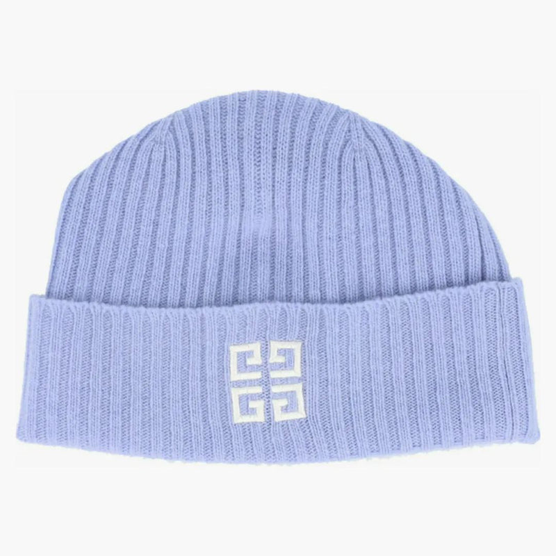 Logo ricamato a coste givenchy azzurro