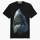 Givenchy Shark Print Cotton Jersey T-shirt Black