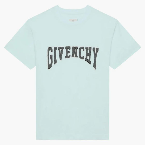 Jersey Givenchy Slim Fit con t-shirt patch Acqua Marine
