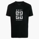 Givenchy Slim Fit Logo Star T-Shirt Black/White