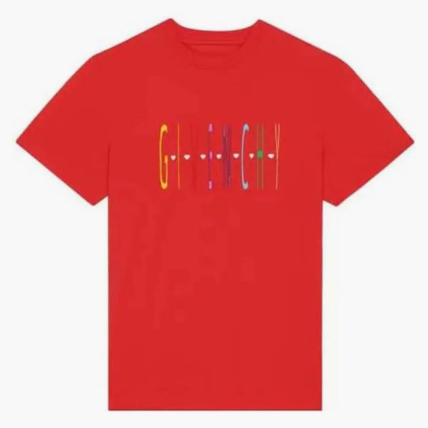 T-shirt logo Givenchy Slim Fit Red