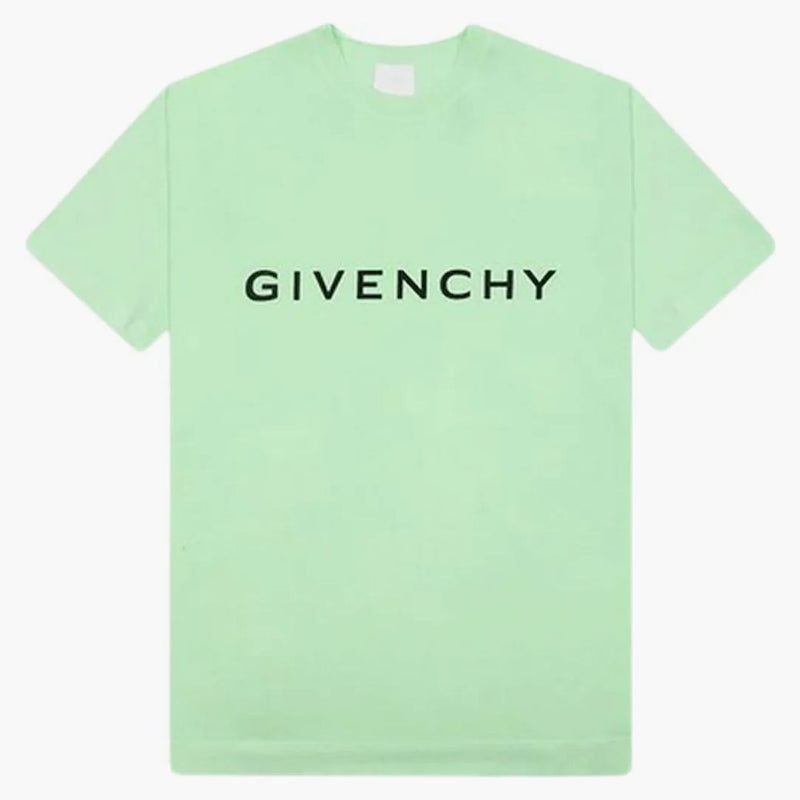 Tričko s logem Givenchy Slim Fit Green