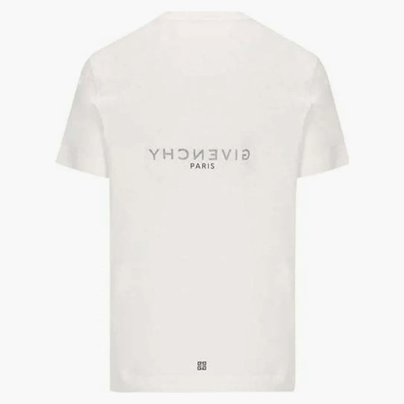 Givenchy Slim Fit Logo T-shirt vit