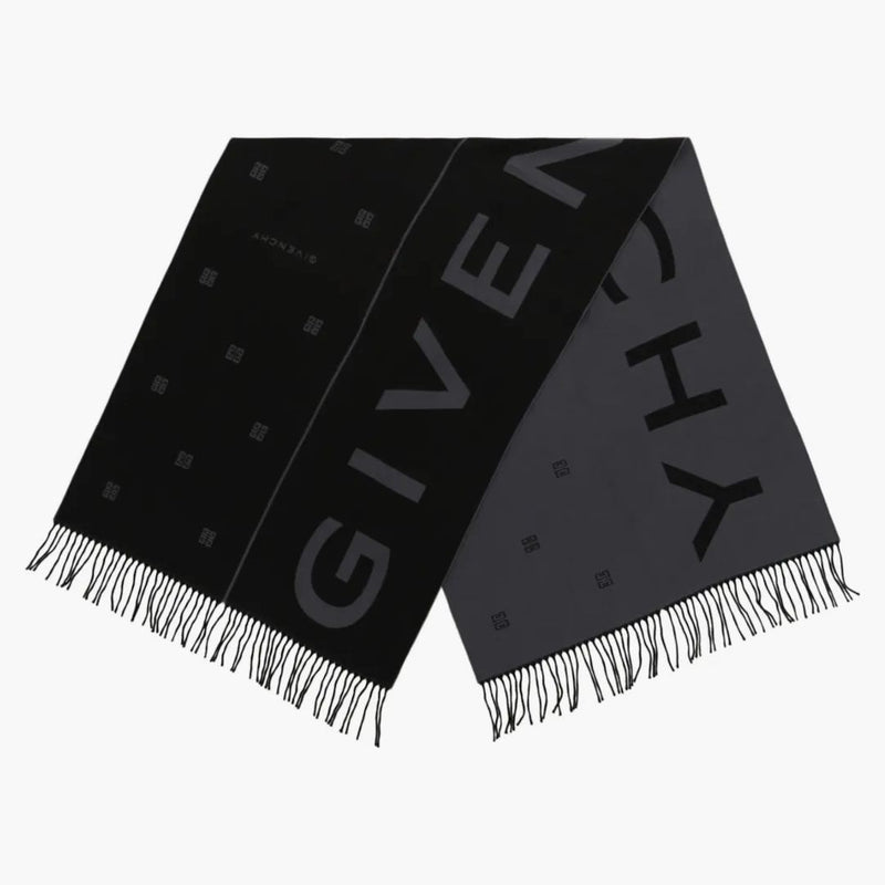 Givenchy Spalato 4G Scarf Black/Grey