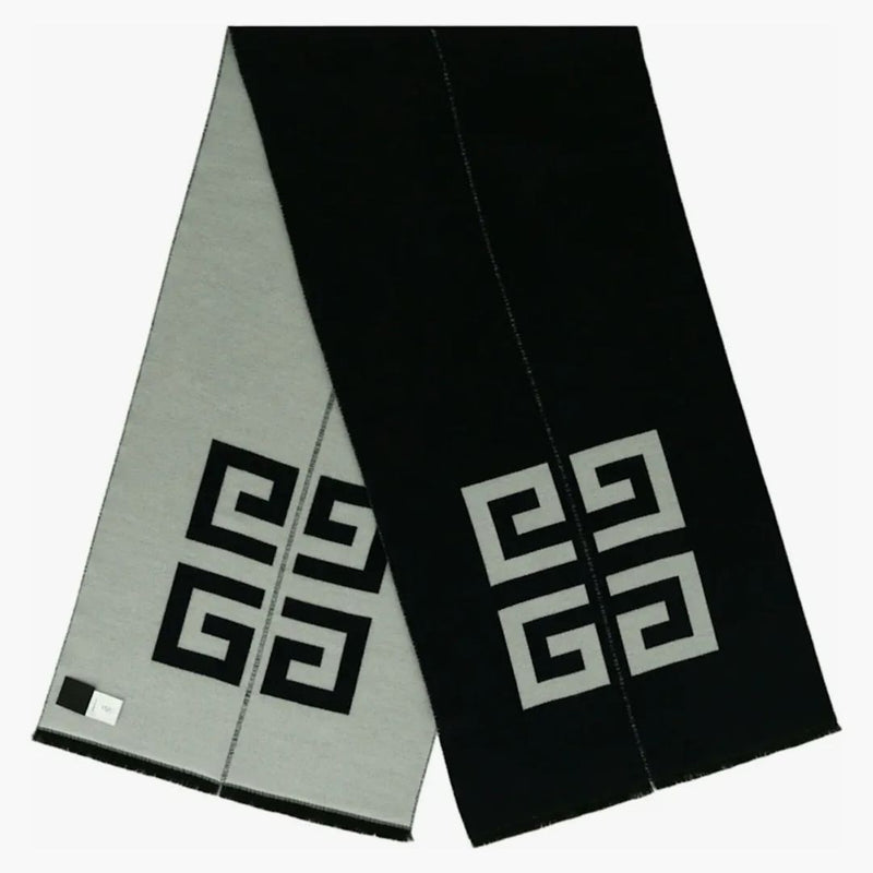 Givenchy Spalato Logo Scarf Navy