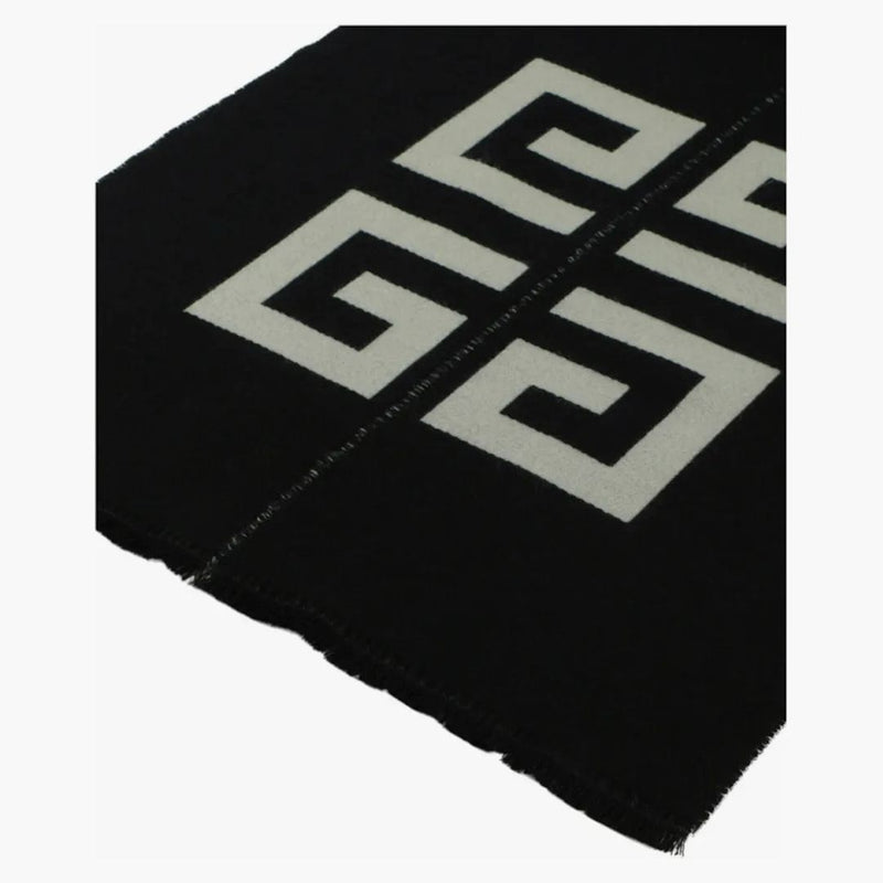 Givenchy Spalato Logo Scarf Navy