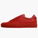 Givenchy Urban Street Low Cuero rojo