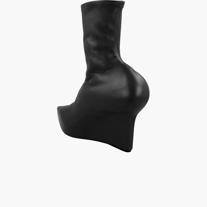 Stivali alla caviglia a cuneo givenchy nero (donne)
