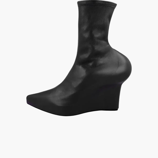 Stivali alla caviglia a cuneo givenchy nero (donne)
