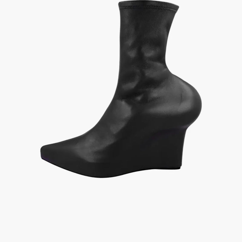 Stivali alla caviglia a cuneo givenchy nero (donne)