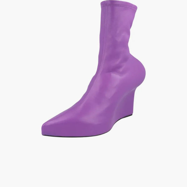 Stivali alla caviglia a cuneo Givenchy Ultraviolet (Women's)
