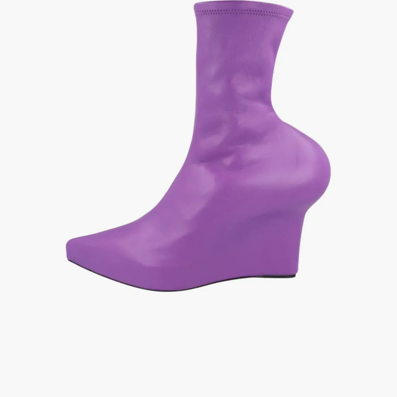 Stivali alla caviglia a cuneo Givenchy Ultraviolet (Women's)