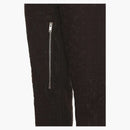 Jeans scuro con zippato slim fipped givenchy marrone scuro