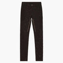 Jeans scuro con zippato slim fipped givenchy marrone scuro
