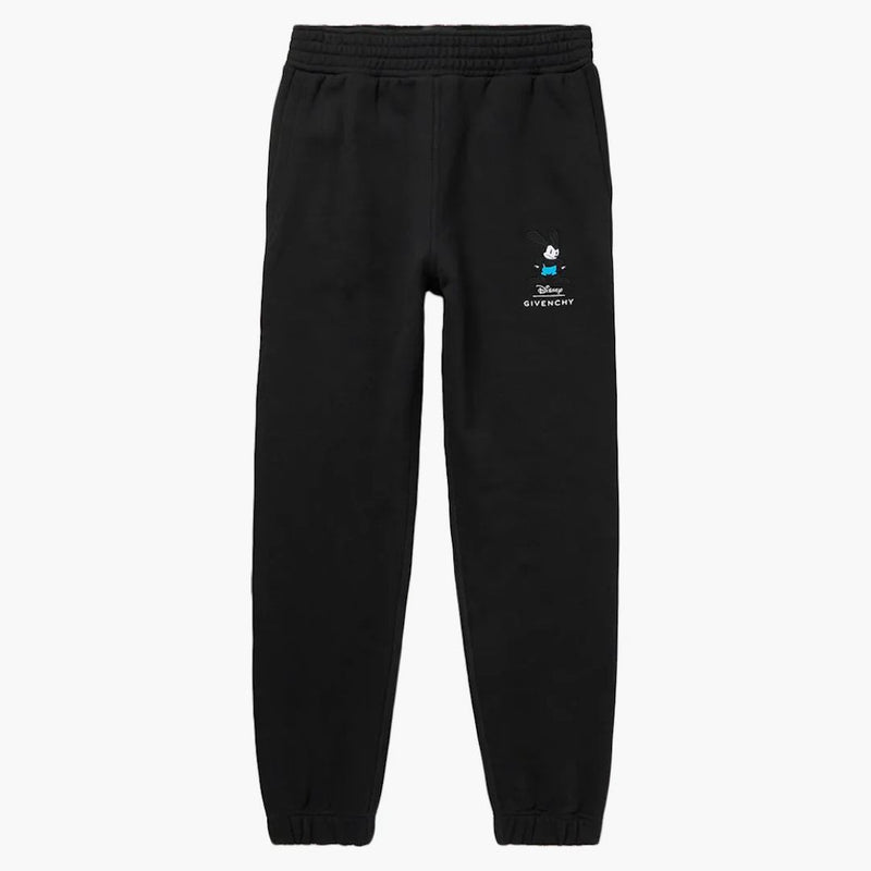 Givenchy x Disney Osney Oswald ha scremato pantaloni della tuta ricamato nero