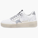 Golden Goose Ball Star 2 Deluxe White Silver (women's)