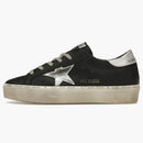 Golden Goose Hi-star Black Silver (women's)