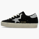 Golden Goose Hi Star Suede Black Silver Glitter (women's)