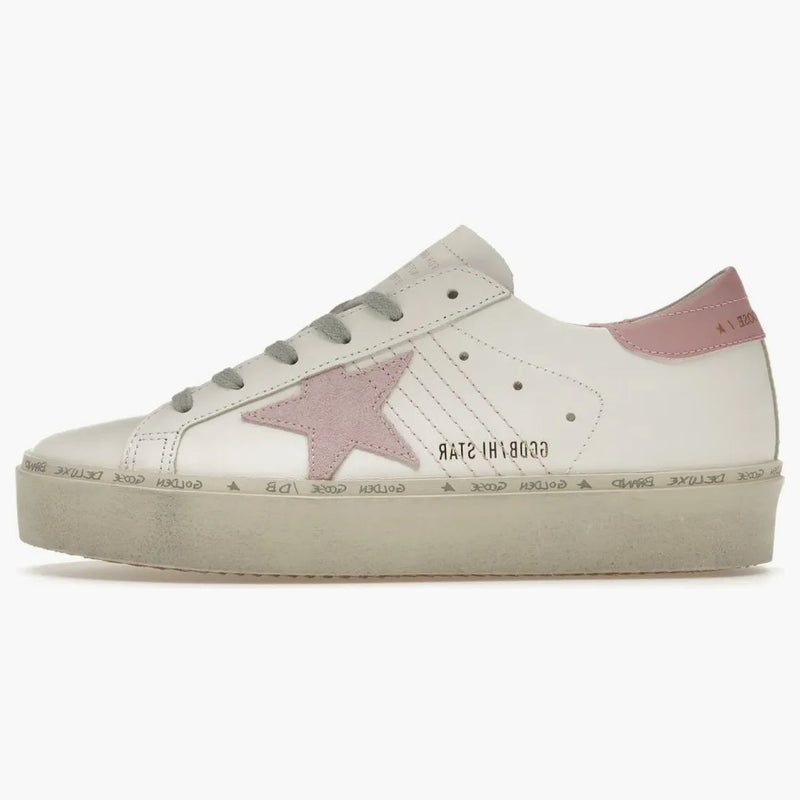 Golden Goose Hi Star White Pink (women's)