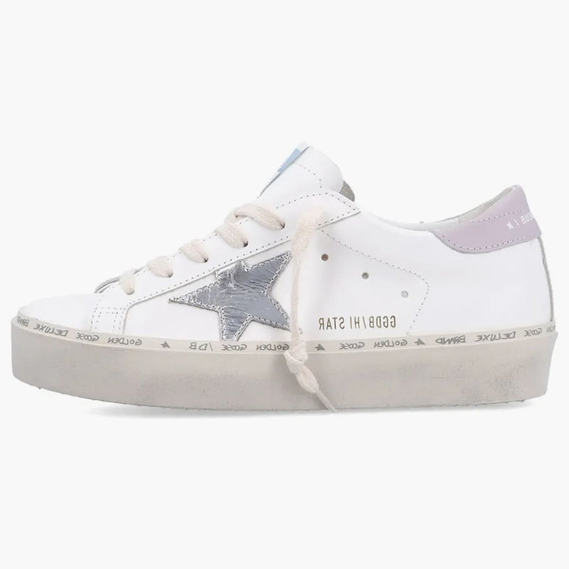 Golden Goose Hi Star White Silver Lilac (women's)
