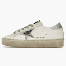 Golden Goose Hi Star White Silver (women's)