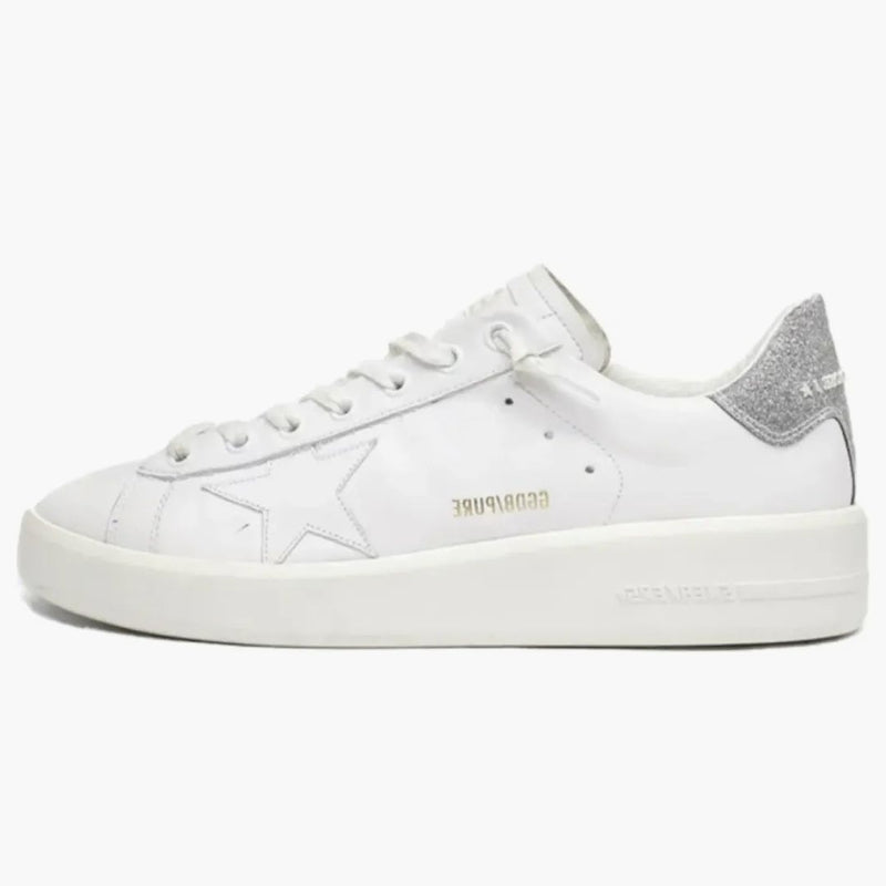 Golden Goose Pure Star Glitter White Silver (women's)