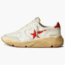 Golden Goose Running Sole White Red