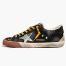 Golden Goose Super Star Corduroy Black Beige Silver Ice