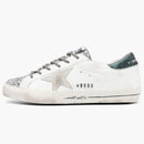 Golden Goose Super-star Love Forever White Silver Green (women's)