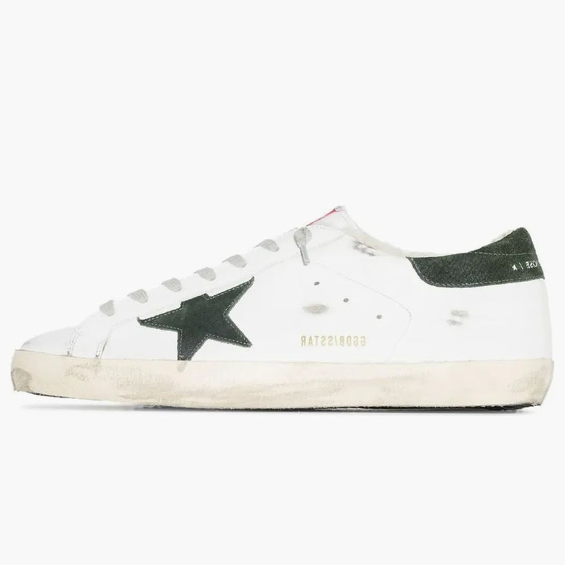 Golden Goose Super-star Sherpa Lining White Green