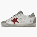 Golden Goose Super-star White Grey Red (women's)