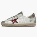 Golden Goose Super-star White Red Glitter (women's)