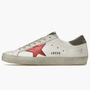 Golden Goose Super-star White Red Grey