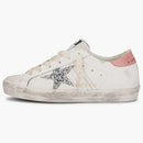 Golden Goose Super-star White Silver Glitter Pink (women's)