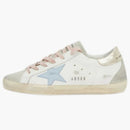 Golden Goose Super-star White Silver Ice Blue (women's)