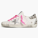 Golden Goose Super Star White Silver Pink Leopard Print (women's)