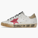Golden Goose Super-star You Are My Sunrise White Red (women's)