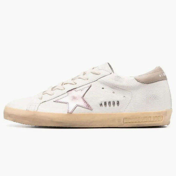 Golden Goose Super-star White Antique Pink Metallic (women's)