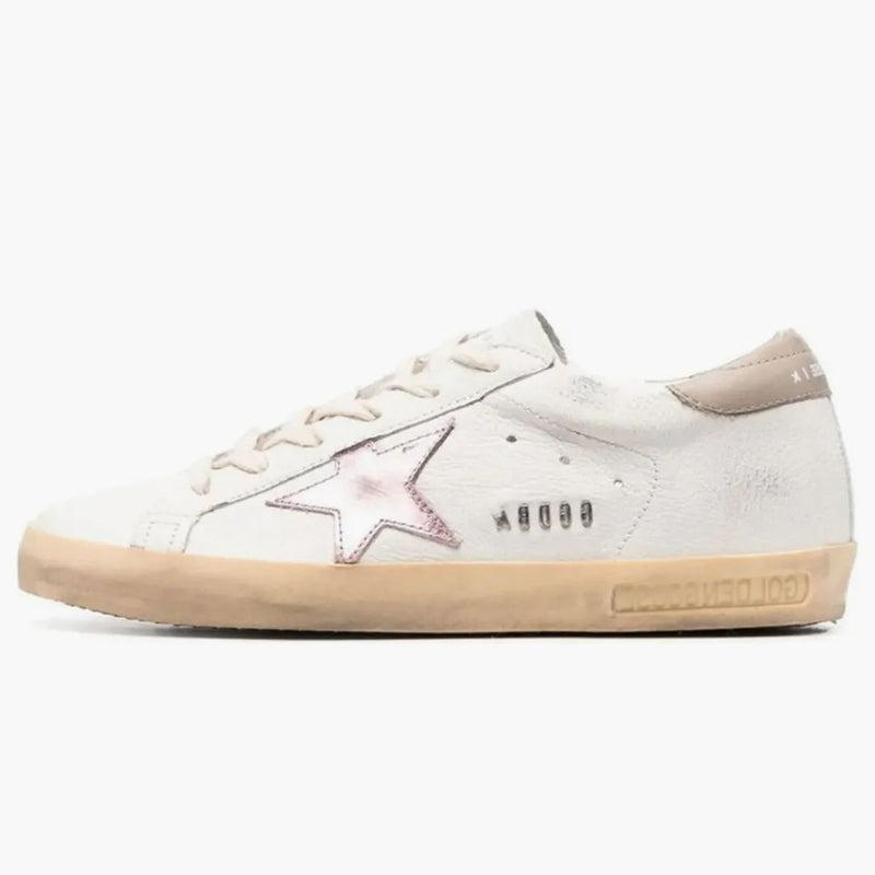 Golden Goose Super-star White Antique Pink Metallic (women's)