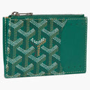 Goyard Bourbon Zipped Card Holder Green