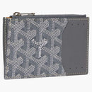 Goyard Bourbon Zipped Card Holder Gray