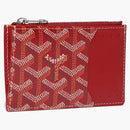 Goyard Bourbon Zipped Card Holder Red