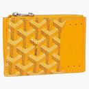 Goyard Bourbon Zipped Card Holder Yellow