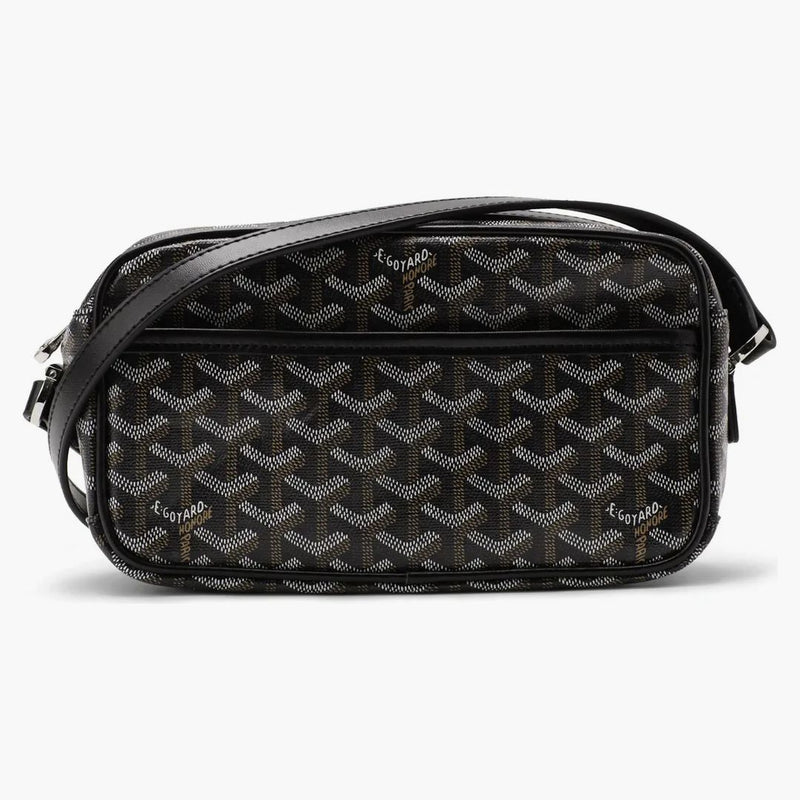 Goyard Cap Vert Crossbody Goyardine Black